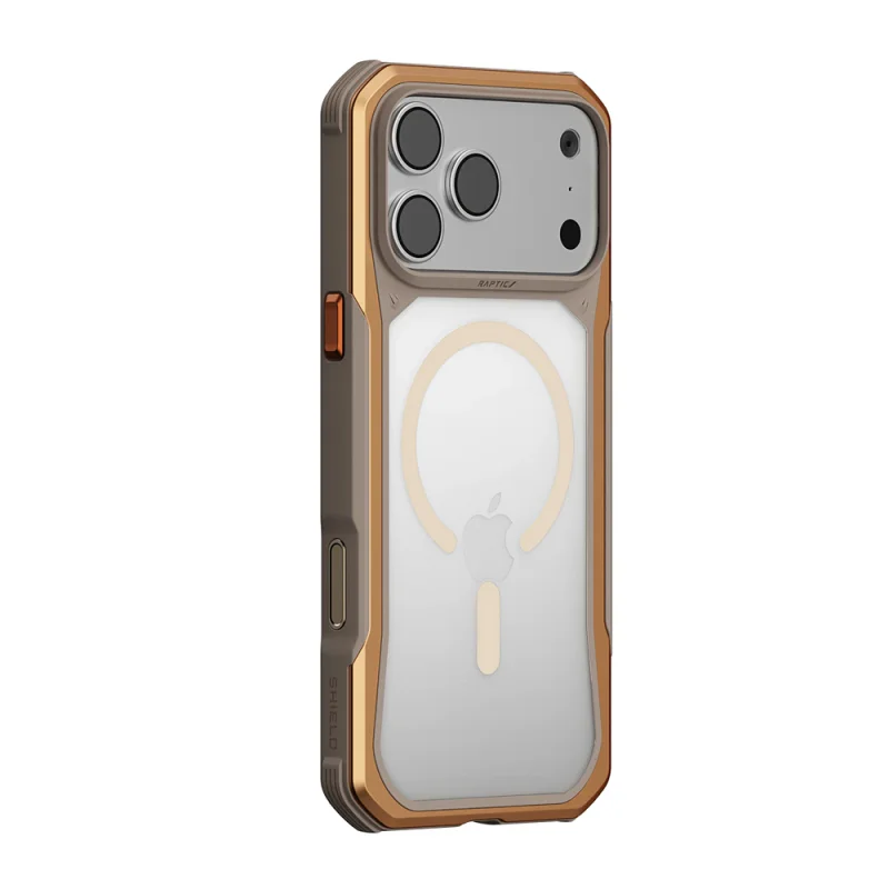 Capa Raptic Shield Evo Apokin para iPhone 18 Pro Max Magnética com MagSafe Dourado - Imagem 3