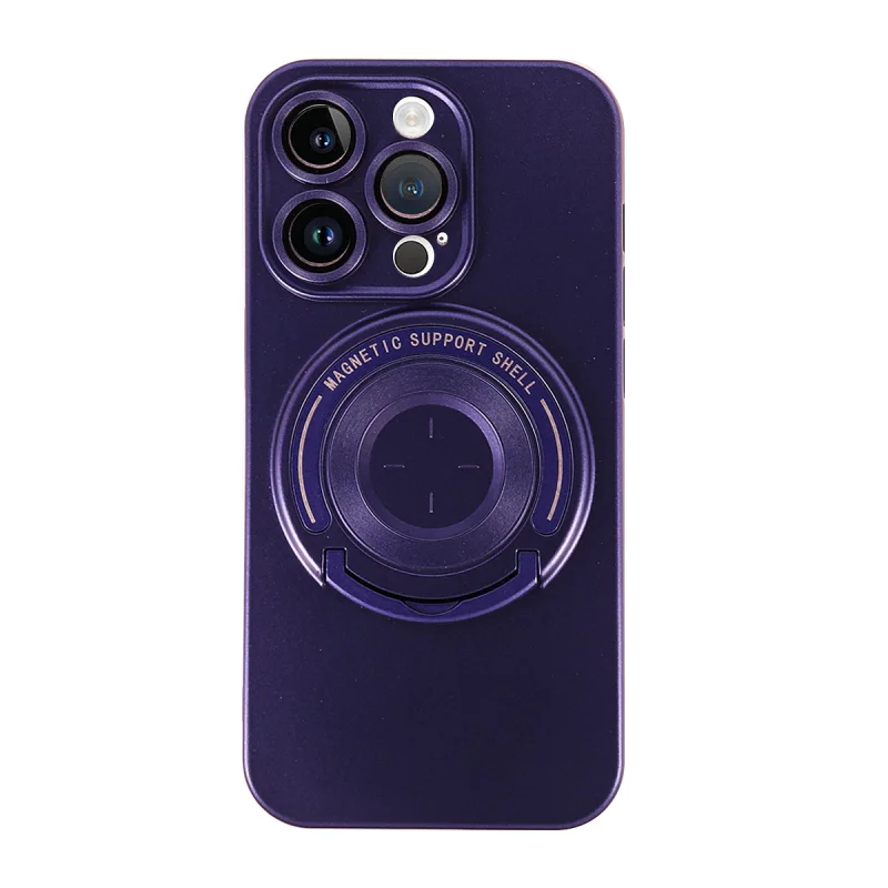 Capa Apokin Silicone Metalizada com Suporte para iPhone 13 Pro Max Variedade de cores - Imagem 3