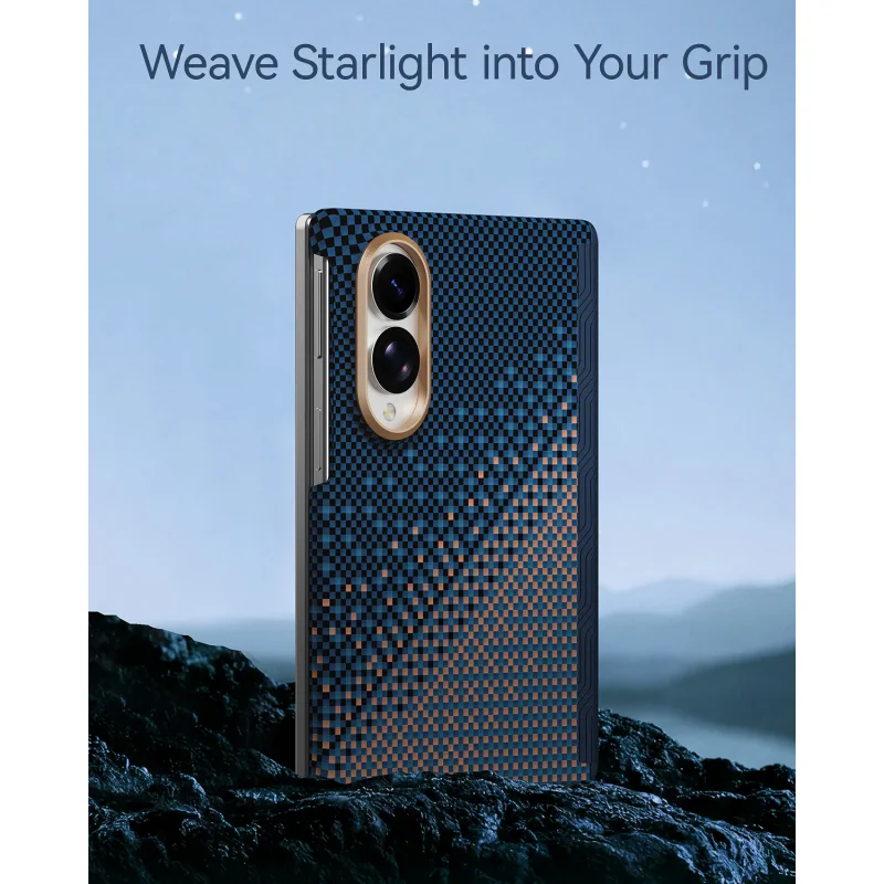 Capa Apokin Raptic Aramid Skin Pro para Samsung Galaxy Z Fold 8 Magnética Esmeralda - Imagem 6
