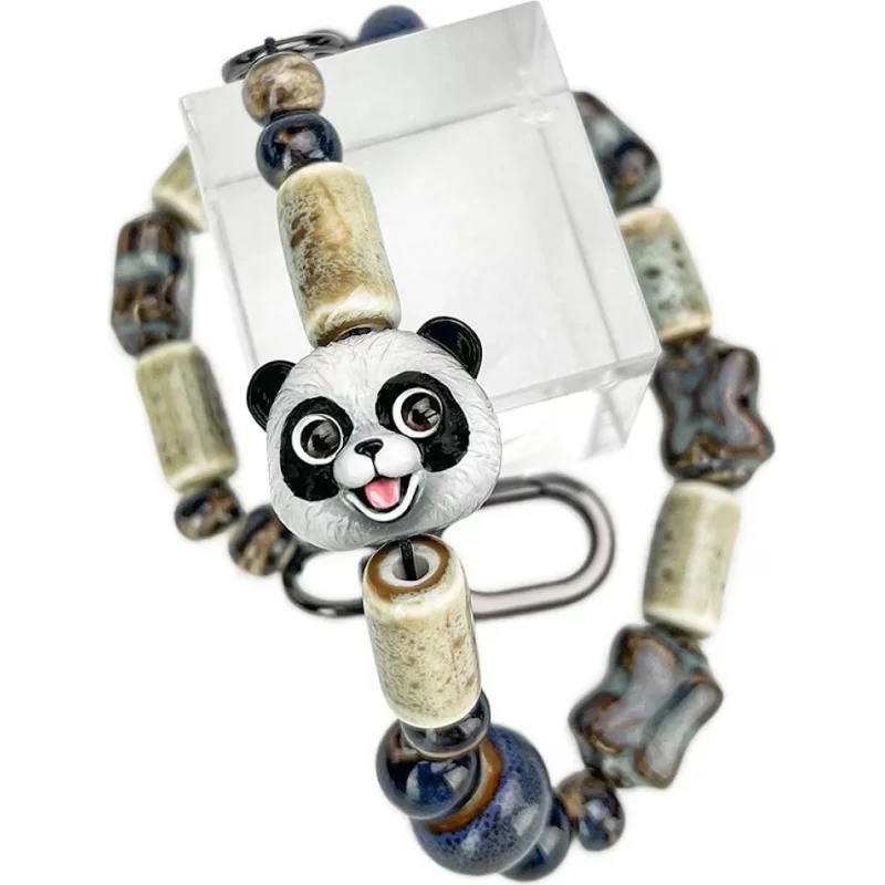 Pendente Apokin Nimmy Friends de Contas Panda Preto - Imagem 2