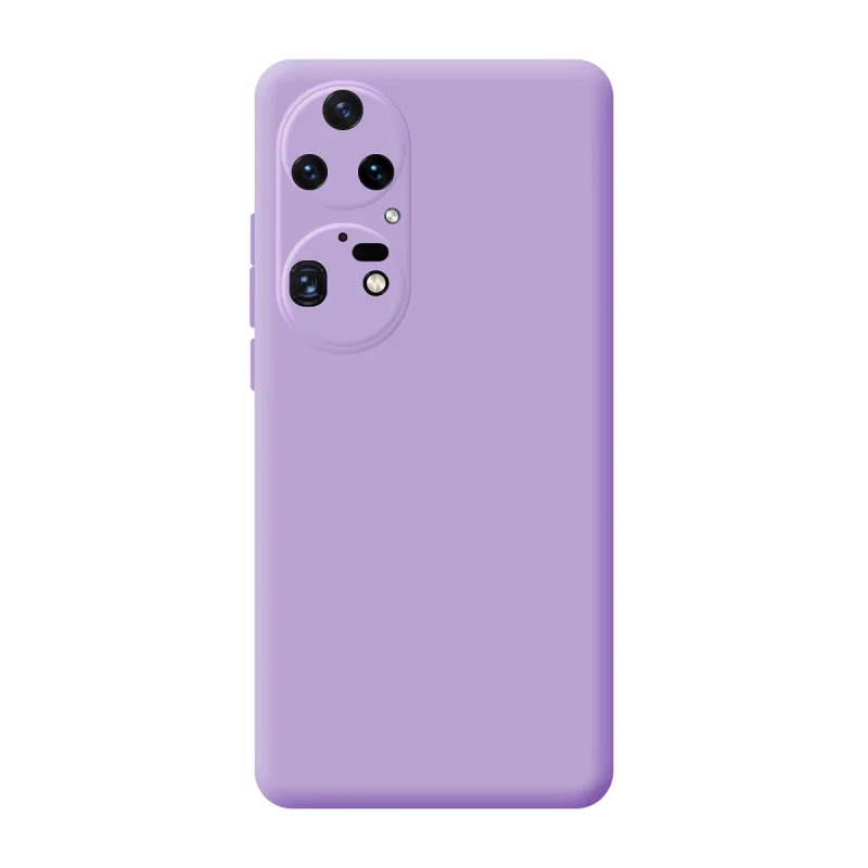 Capa Apokin em Silicone Macio para Huawei P50 Pro com Proteção de Câmara 3D Cor: Lila - Imagem 6