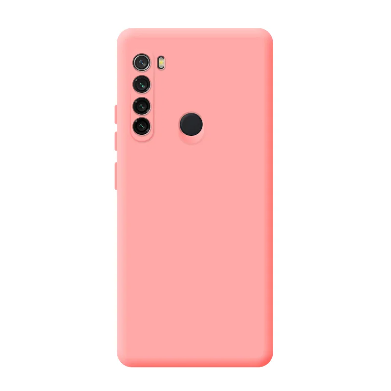 Capa de Silicone Macio Apokin para Xiaomi Redmi Note 8 Azul turquesa - Imagem 4
