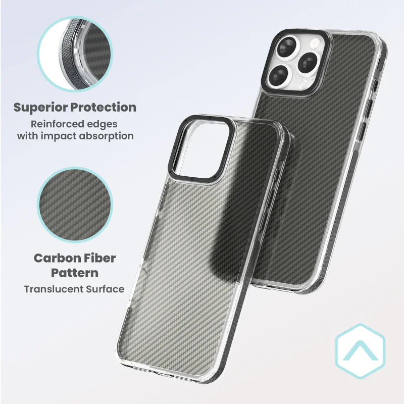 Capa Apokin para Samsung Galaxy A07 Efeito Carbono - Imagem 3