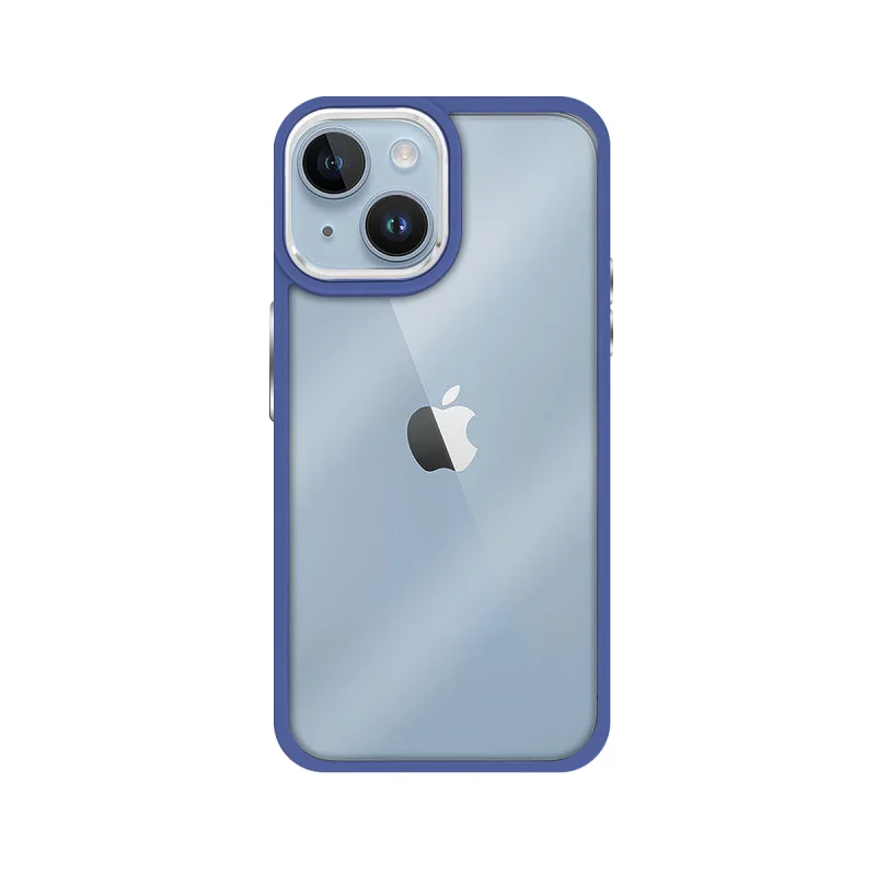 Capa Apokin para iPhone 14 Plus Silicone com Rebordo de Câmara em Alumínio Verde - Imagem 3