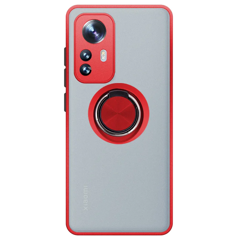 Capa em Gel Apokin para Xiaomi 12 com Suporte e Íman Fumada Azul - Imagem 3