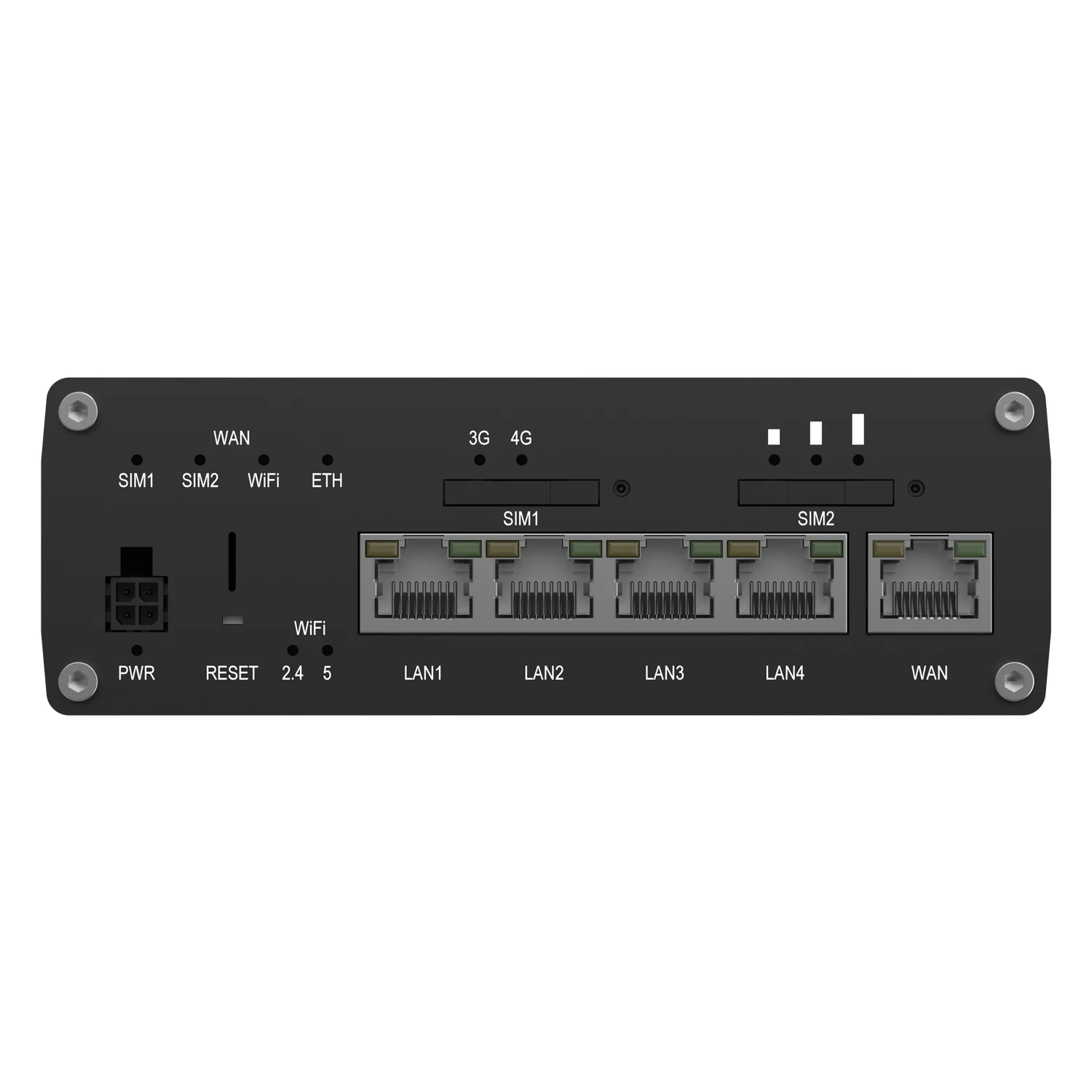 Router Industrial Teltonika RUTC16 4G LTE Cat 6 Wi-Fi 6 Dual SIM eSIM - Imagem 4