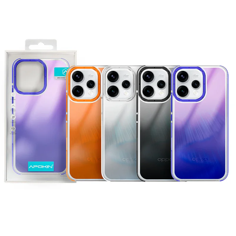Capa Apokin para Oppo Reno 14 Pro Efeito Camaleão Variedade de cores