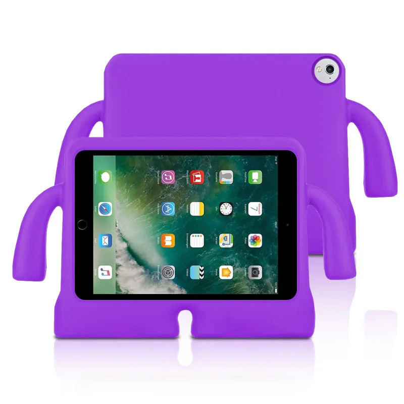 Capa Antichoque Apokin em Silicone Reforçado para iPad Pro 9,7 Polegadas e iPad 2017 Preto