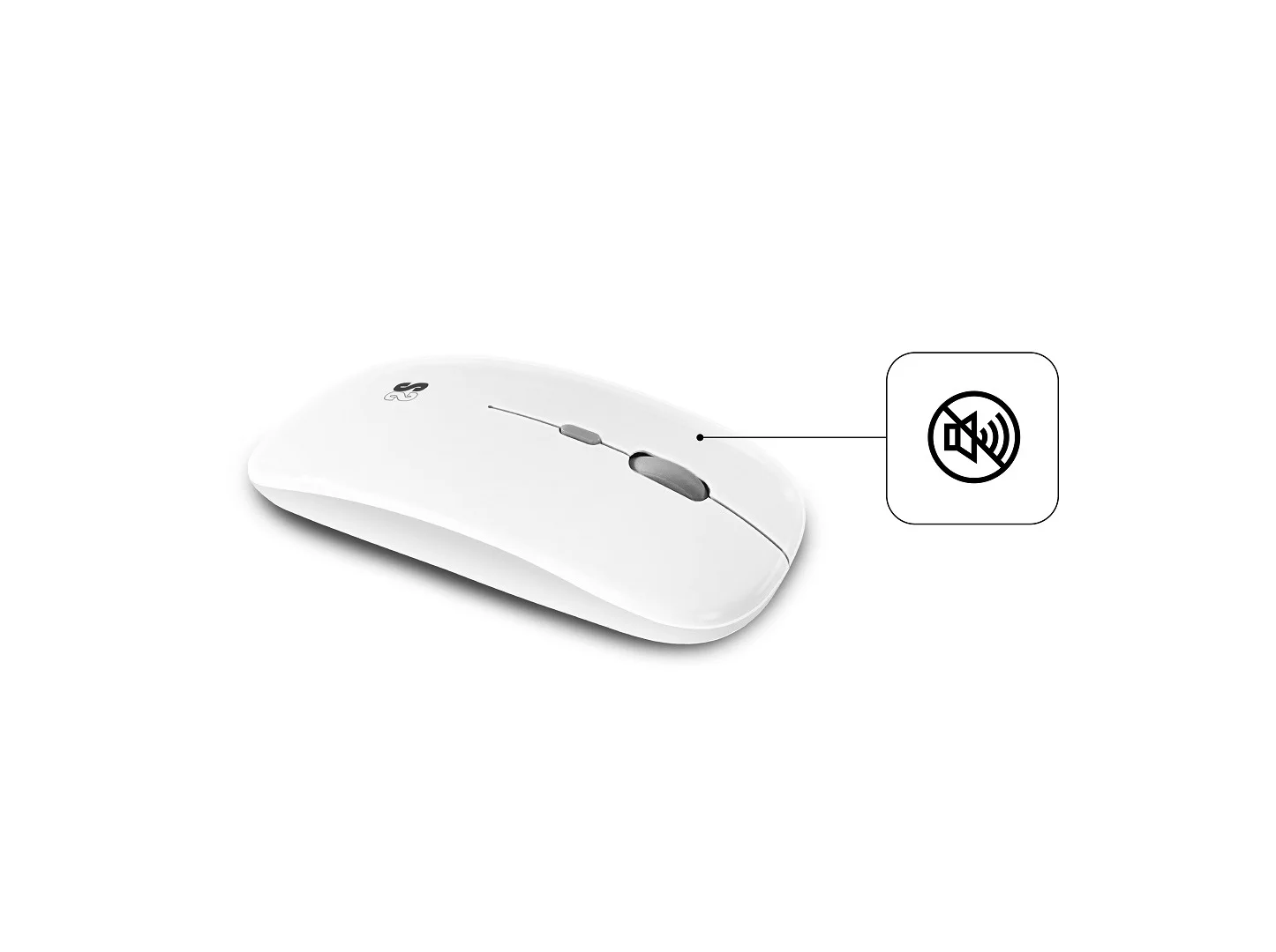 Teclado e Rato Sem Fios Subblim OCO015 Combo Multidispositivo Compacto Bluetooth + 2,4 GHz PT Prateado - Imagem 2
