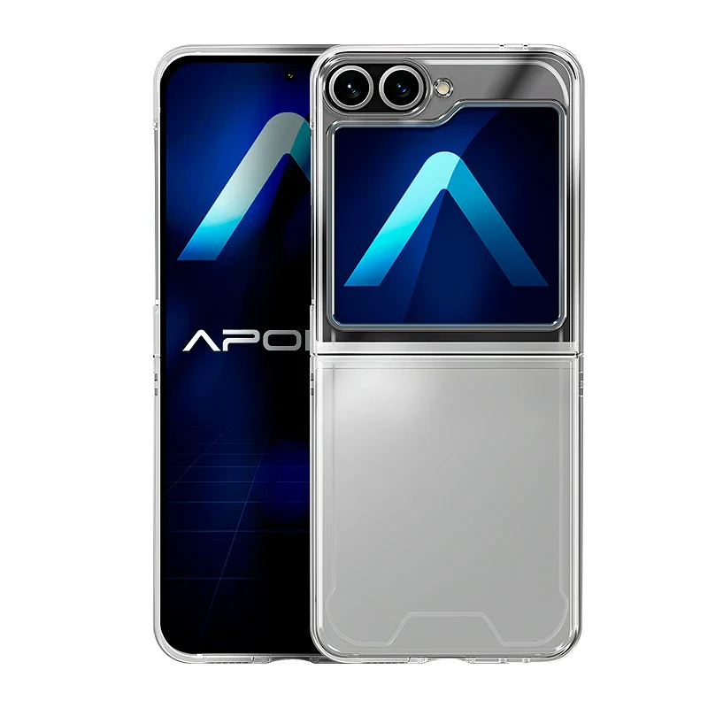 Capa Apokin para Samsung Galaxy Z Flip 7 e Z Flip 8 Antichoque Transparente