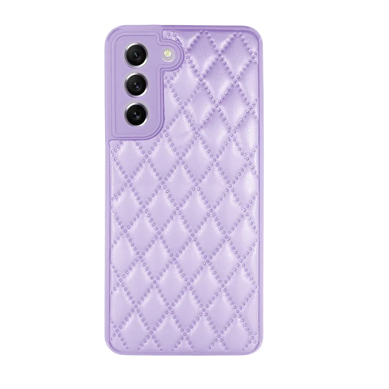 Capa Apokin para Samsung Galaxy S21 FE Acabamento Efeito Pele e Fumado Rosa - Imagem 2