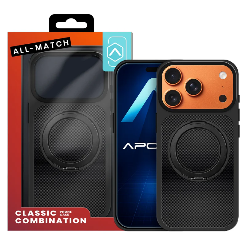 Capa Apokin All-Match Kevlar com Anel MagSafe para iPhone 17 Pro Max - Imagem 1