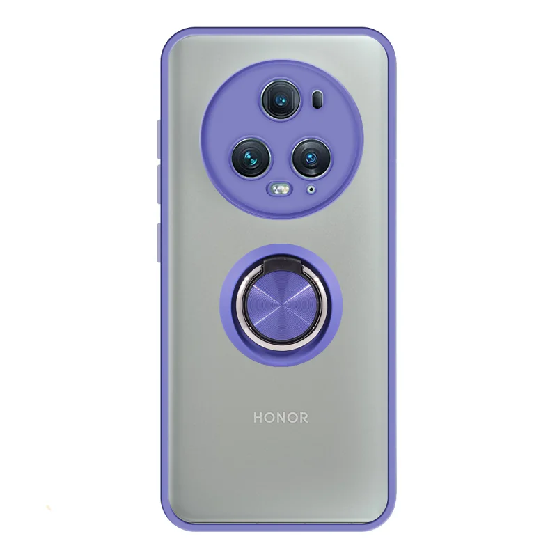 Capa Apokin de Gel com Íman e Suporte para Honor Magic5 Lite Fumada Preto - Imagem 3