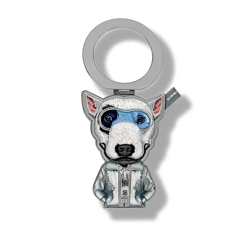 Suporte Magnético Apokin com Cão Bordado para Telemóvel Cinzento - Imagem 4