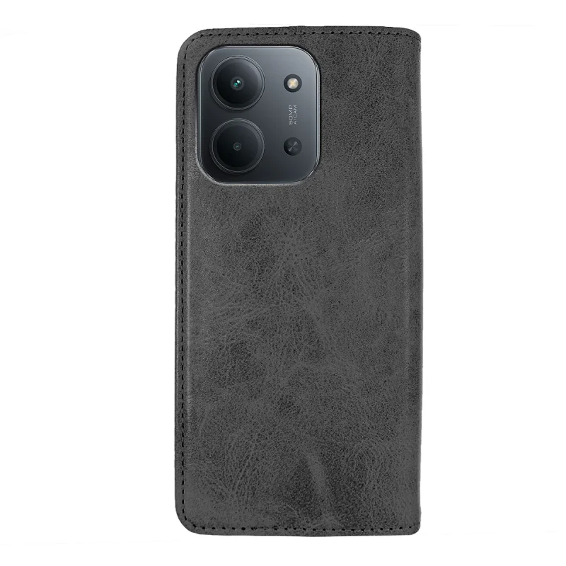 Capa Livro Apokin Xiaomi Redmi 15C com Porta-Cartões em Pele Sintética Vermelho - Imagem 4