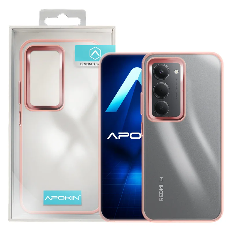 Capa Apokin Xiaomi Redmi 15 4G Acrílica Transparente Branco - Imagem 5