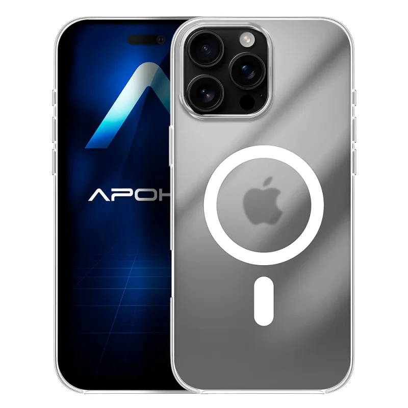 Capa Apokin para iPhone 16 Pro Max Transparente Fosca com MagSafe - Imagem 2