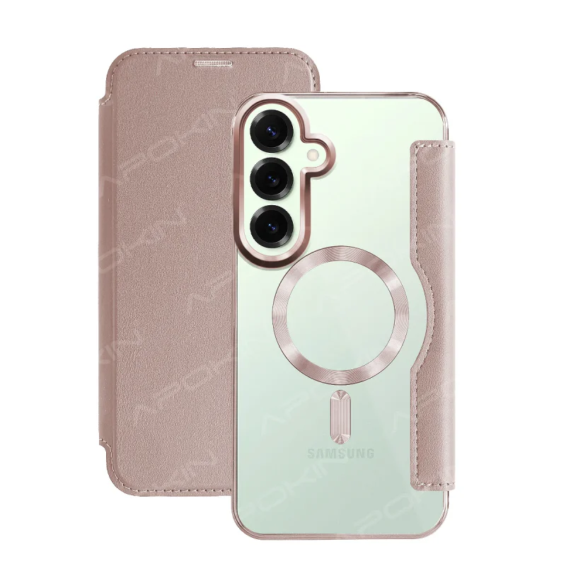 Capa Apokin Mocome Cromada com MagSafe para Samsung Galaxy S25 Plus Variedade de cores - Imagem 6