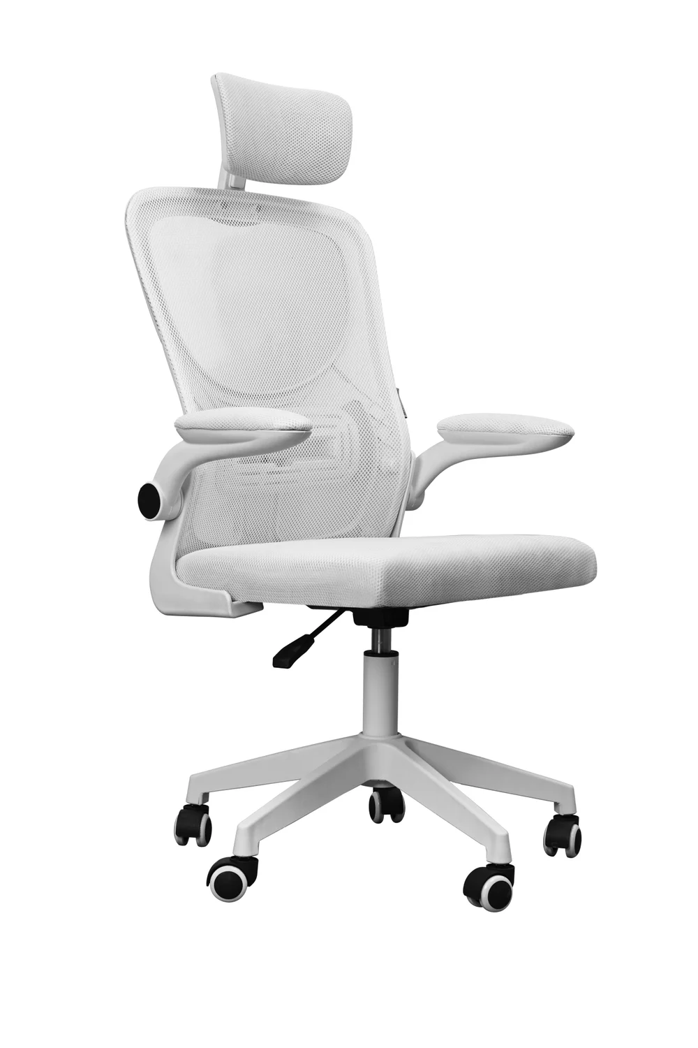 Cadeira Ergonómica Mars Gaming MGC-ERGOPLUS em Rede com Apoio Lombar e Encosto de Cabeça Ajustável Branca - Imagem 1