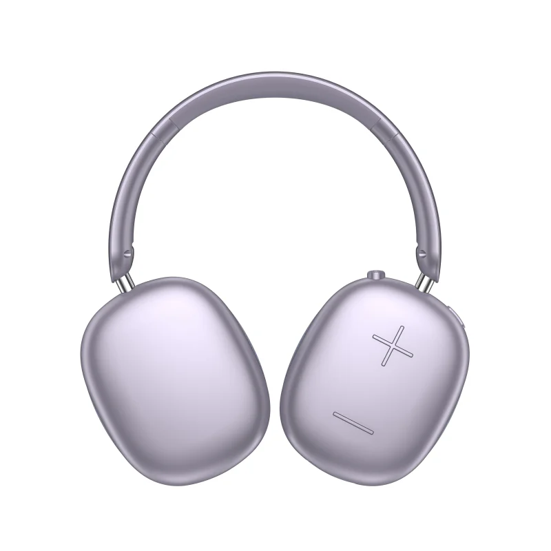 Auscultadores Sem Fios Apokin R26 com Diadema Roxo - Imagem 2