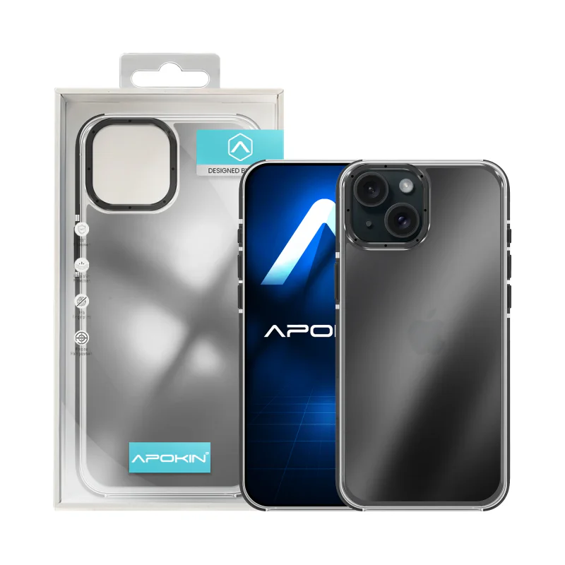 Capa Apokin Camaleão para iPhone 15 Laranja - Imagem 4