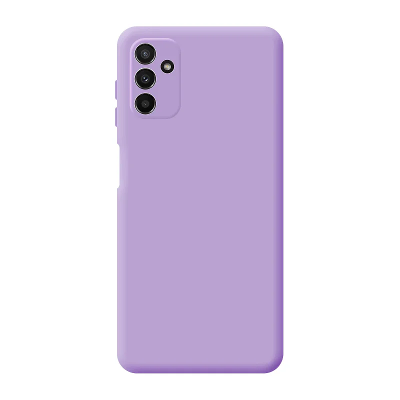 Capa Apokin para Samsung Galaxy A24 Silicone Macio com Proteção de Câmara 3D Lilás - Imagem 6