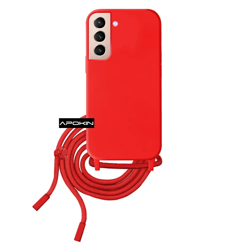 Capa Suave Apokin para Samsung Galaxy S22 Plus com Cordão Preto - Imagem 3