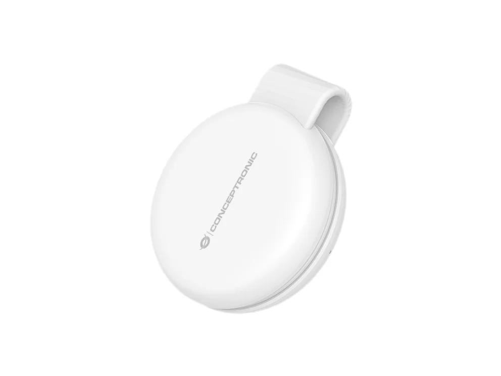 Carregador Sem Fios Magnético Conceptronic GORGON04W 2 em 1 Qi2 25 W Dobrável para iPhone e Apple Watch Branco - Imagem 1