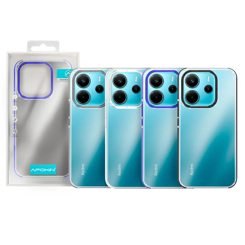 Capa Apokin para Xiaomi Redmi Note 14 4G Reforçada Variedade de cores