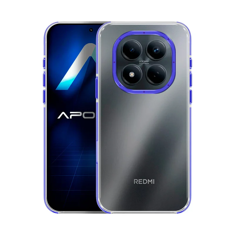 Capa Protetora Reforçada Apokin para Xiaomi Redmi Note 15 Pro 5G Preto - Imagem 2
