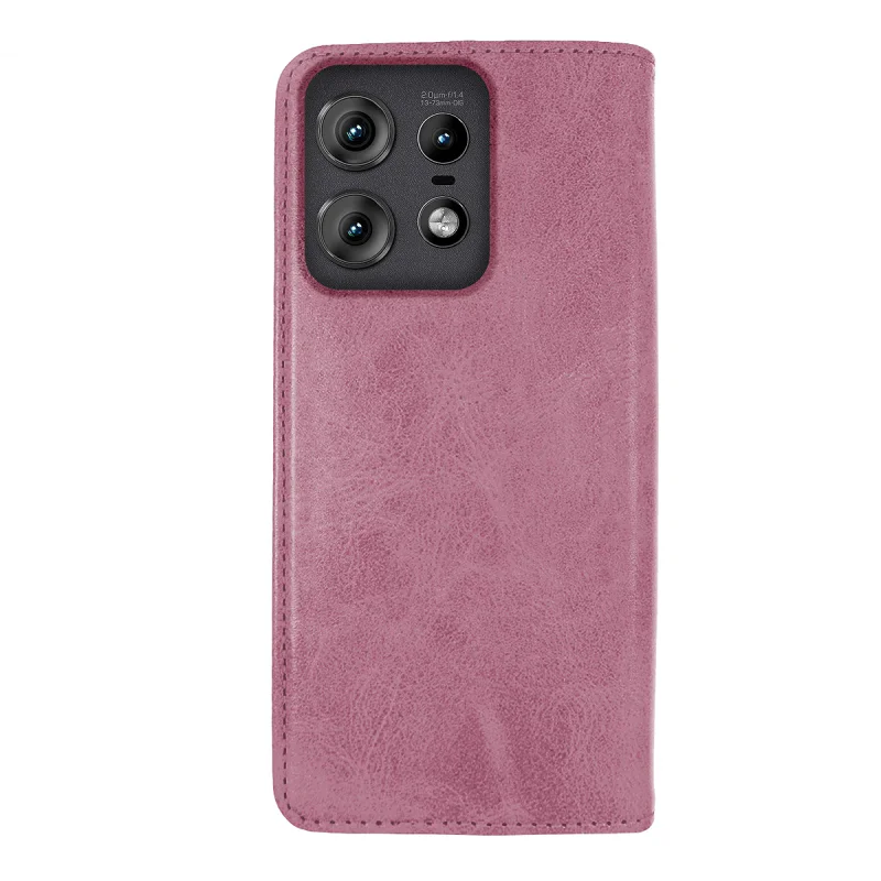 Capa em Pele Sintética Apokin com Porta-Cartões para Motorola Moto Edge 50 Pro Preto - Imagem 2