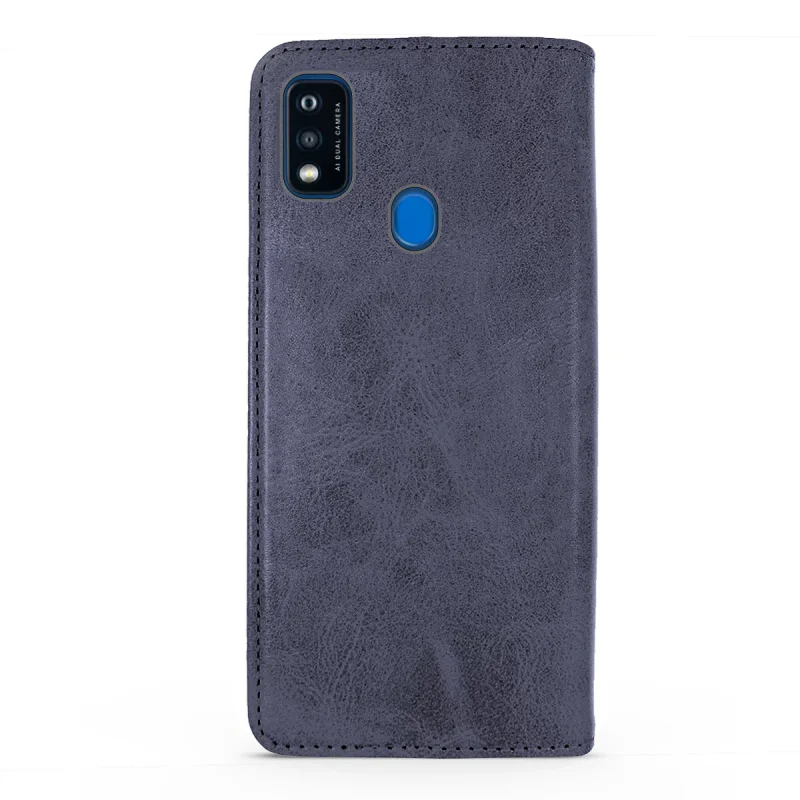 Capa Apokin para ZTE Blade A51 Couro Sintético com Porta-cartões Variedade de cores - Imagem 4