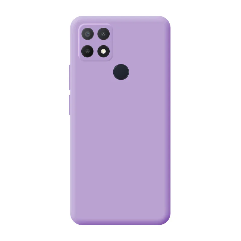Capa Apokin Silicone Macio com Proteção de Câmara 3D para Oppo A15 Vermelho - Imagem 6