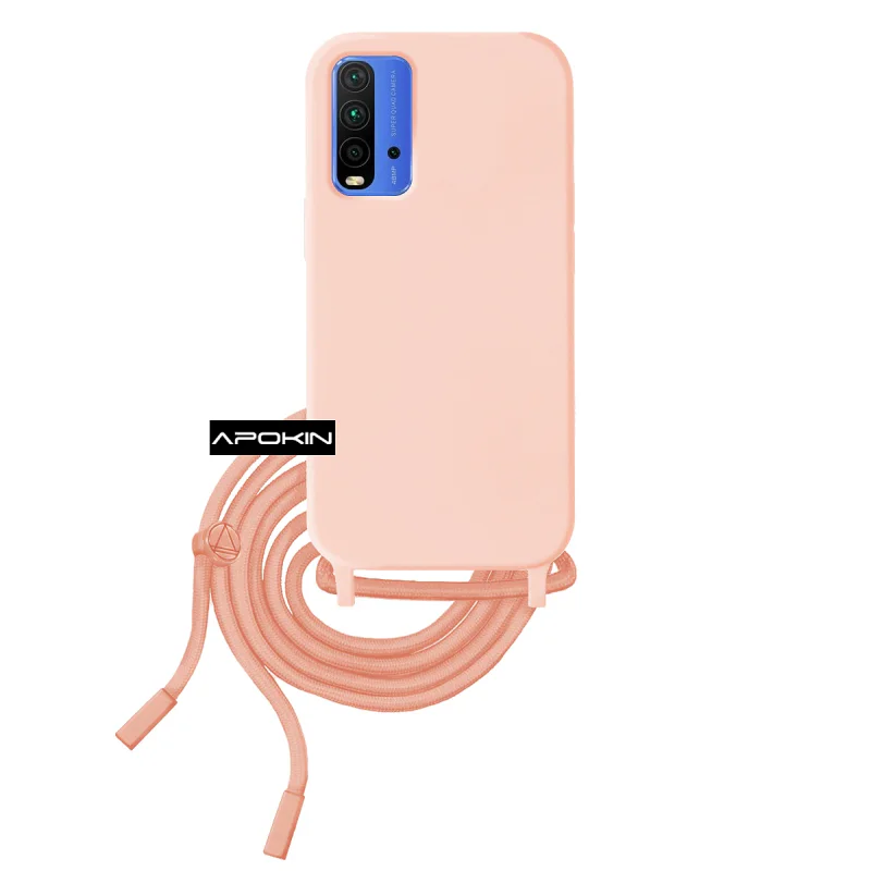 Capa Apokin para Xiaomi Poco M3 e Redmi 9T Macia com Cordão Variedade de cores - Imagem 5