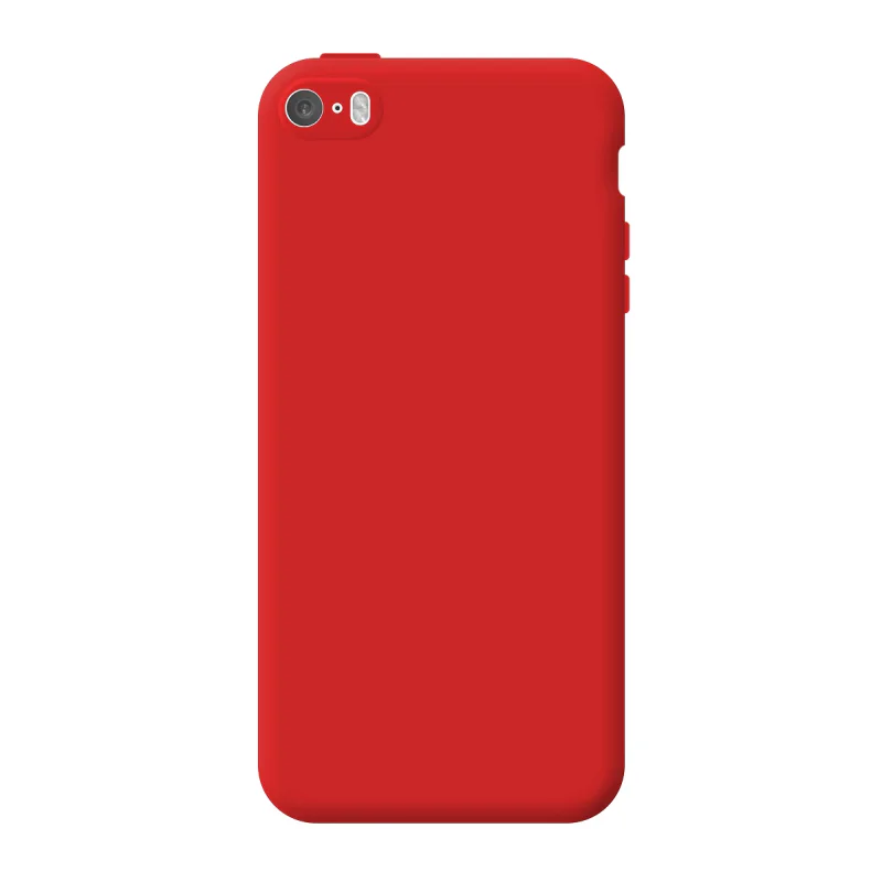 Capa de Silicone Apokin com Proteção de Câmara 3D para iPhone 5 e 5s Preto - Imagem 6