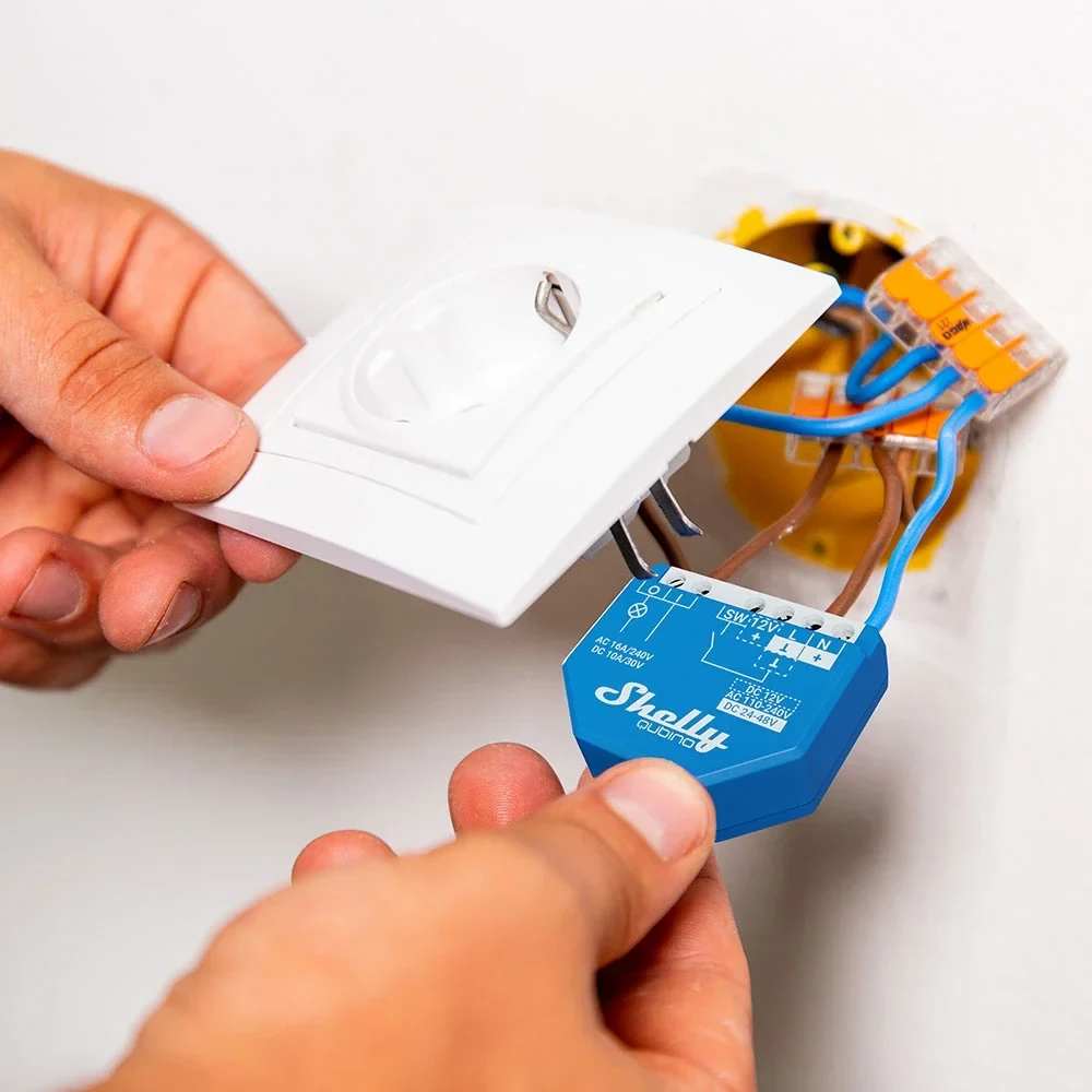 Interruptor Inteligente Shelly Wave 1 EU LR Z-Wave Long Range 1 Canal 16 A Contacto Seco - Imagem 4