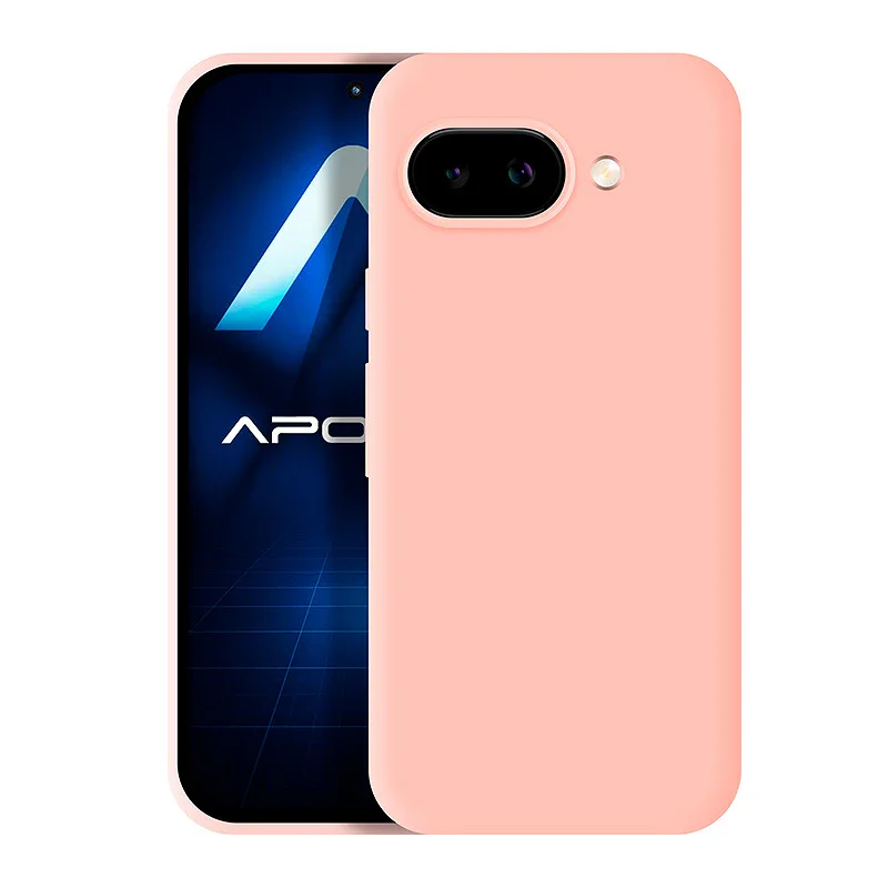 Capa Apokin em Silicone Macio para Google Pixel 9a Cor: Preto - Imagem 6