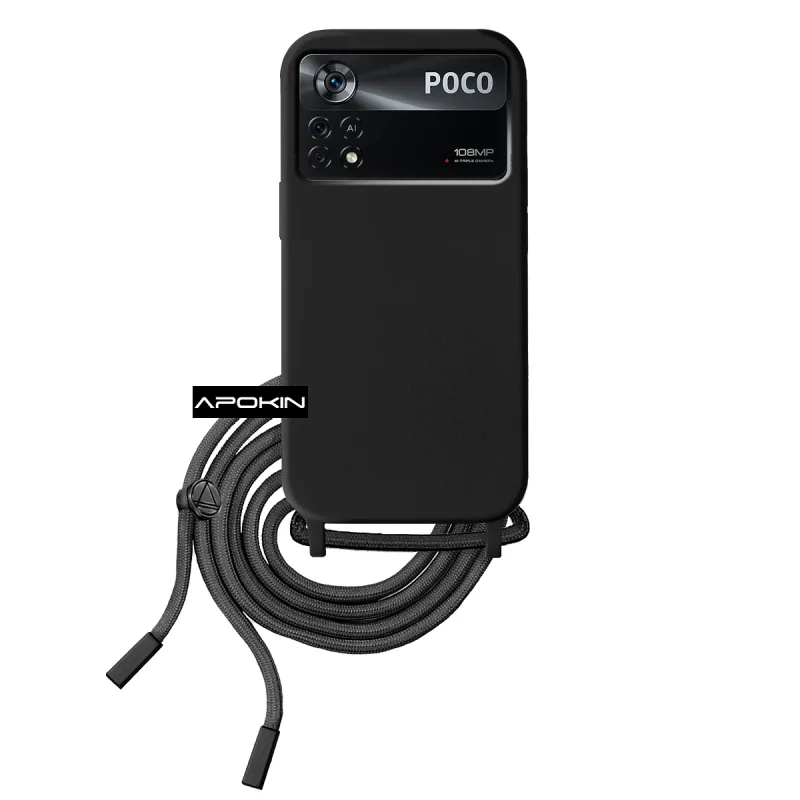 Capa Apokin para Xiaomi Poco X4 Pro com Cordão Suave Variedade de cores - Imagem 6