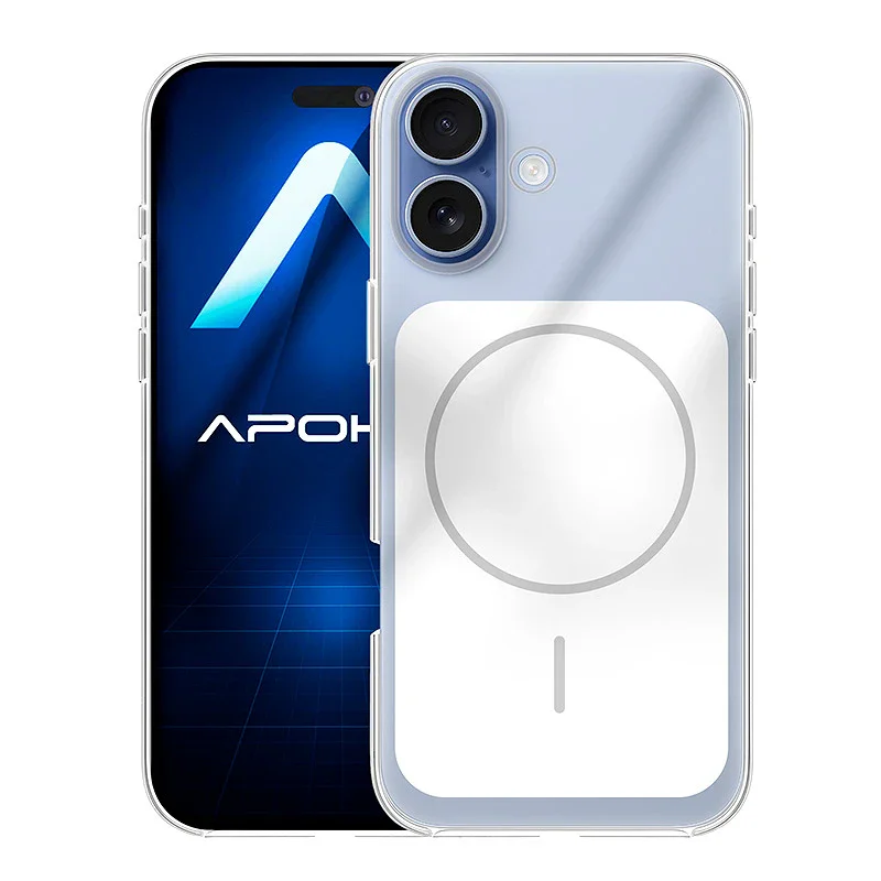 Capa Apokin para iPhone 17 Acrílica com MagSafe Branco - Imagem 5