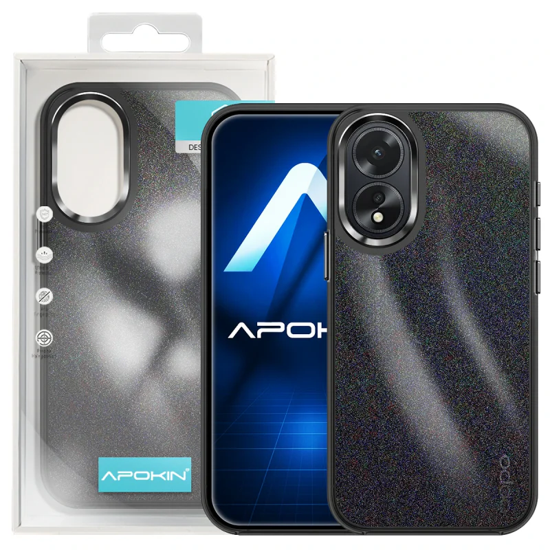 Capa Apokin para Oppo A38 4G Acrílica com Purpurina Variedade de cores - Imagem 6