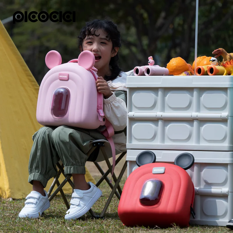 Mochila Infantil Picocici Mouse K52 Apokin Rosa - Imagem 4