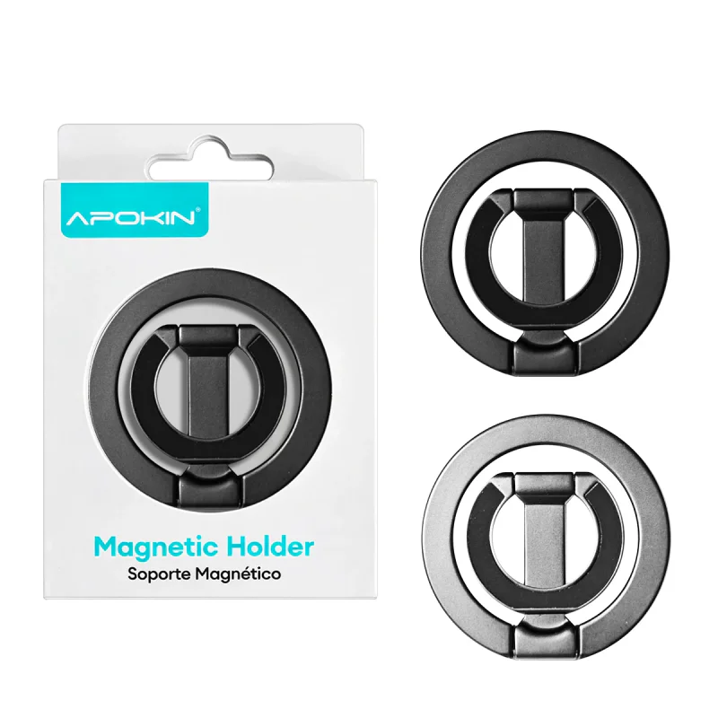 Suporte de Anel Magnético Apokin Dobrável Variedade de cores