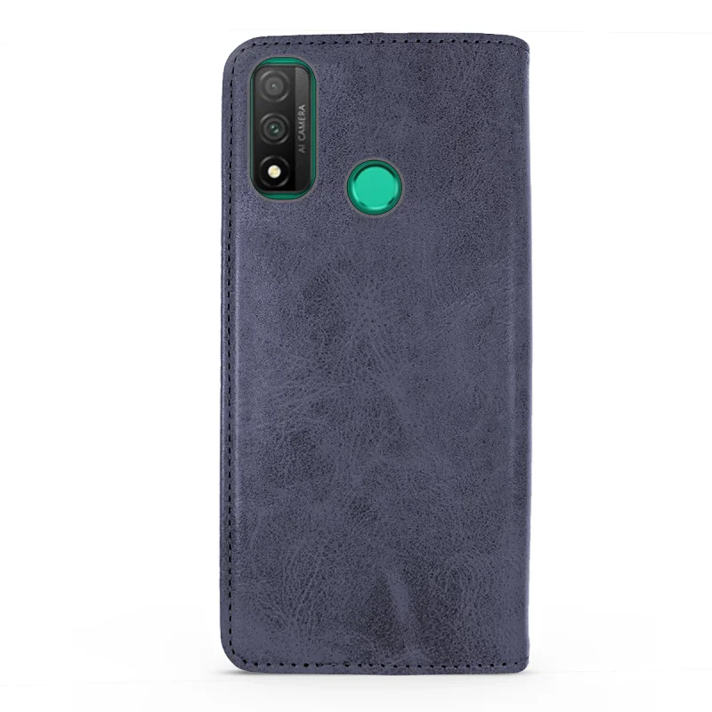 Capa Apokin para Huawei P Smart 2020 em Pele Sintética com Porta-Cartões Vermelho - Imagem 5