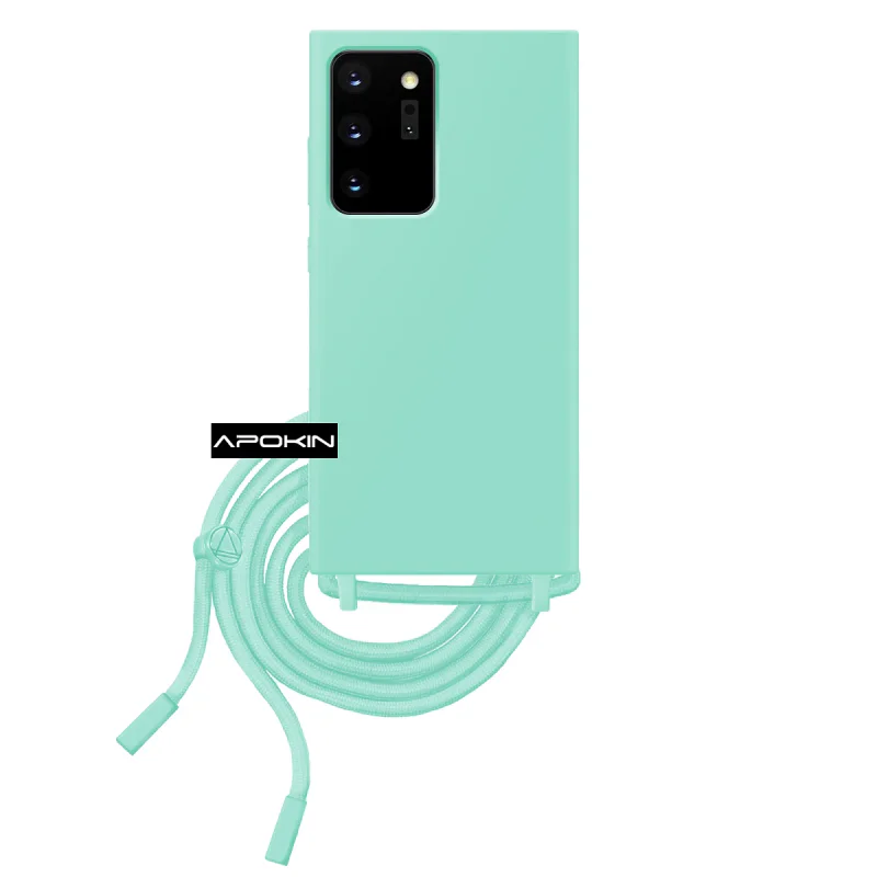 Capa Apokin para Samsung Galaxy Note 20 Ultra Flexível com Cordão Rosa - Imagem 2