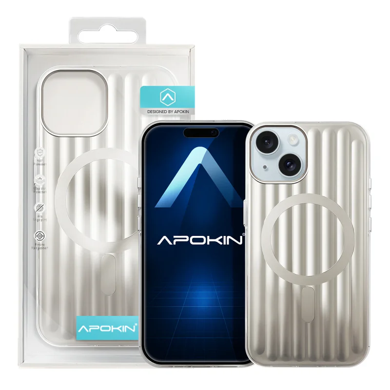 Capa Apokin para iPhone 15 Mate Metalizada com MagSafe Variedade de cores - Imagem 4