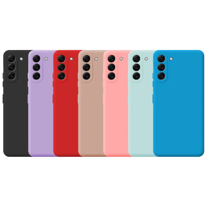 Capa Apokin para Samsung Galaxy S22 Plus Silicone Macio com Proteção de Câmara 3D Azul