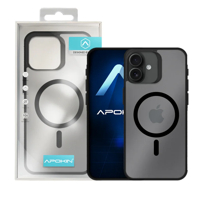Capa Apokin ABR para iPhone 16 Plus com MagSafe Transparente - Imagem 2