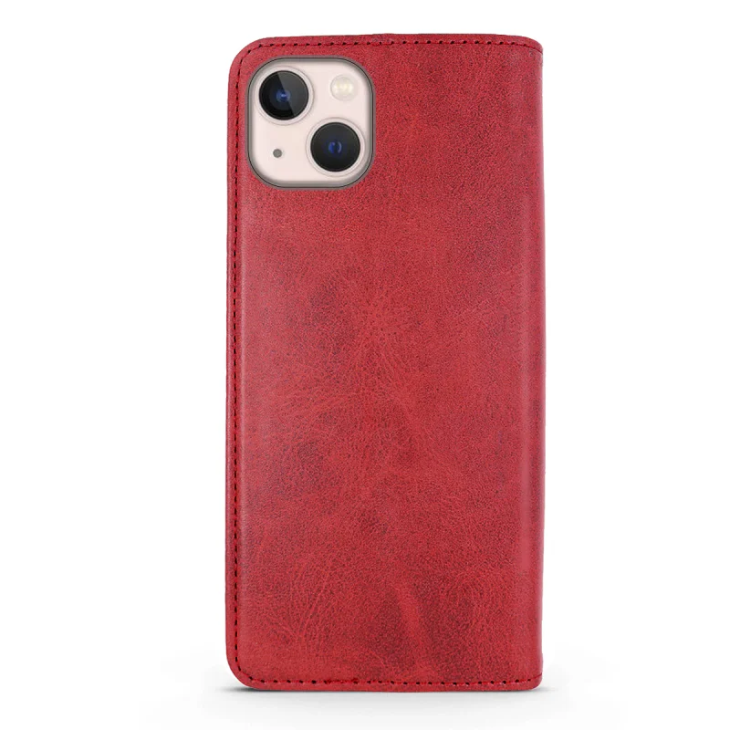 Capa Livro Apokin em Pele Sintética com Porta-cartões para iPhone 14 Plus Variedade de cores - Imagem 5