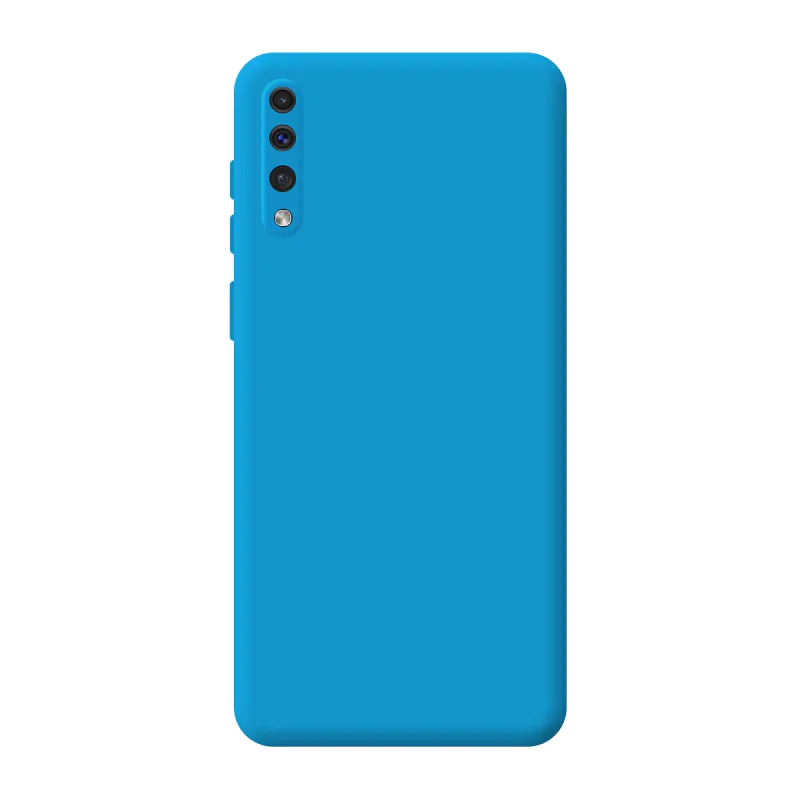 Capa Apokin Silicone Macio com Proteção de Câmara 3D para Samsung Galaxy A50 / A30s Azul - Imagem 6