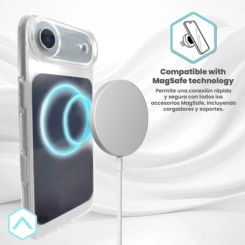 Capa Apokin Acrílica Premium com MagSafe para iPhone 15 Variedade de cores - Imagem 5